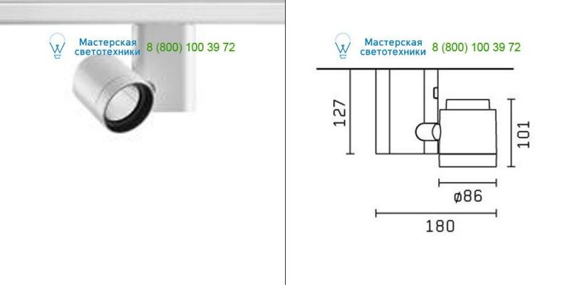 09.2400.02 <strong>FLOS</strong> Architectural gray, светильник > Ceiling lights > Track lighting