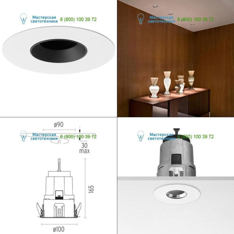 Matt black <strong>FLOS</strong> Architectural 03.4607.14, светильник > Ceiling lights > Recessed lights