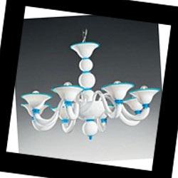 Canaletto lampadario 8L bianco-azzurro CANALETTO Voltolina(Classic Light), Люстра Voltolina(Classic Light) Canaletto lampadario 8L bianco-azzurro