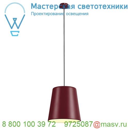 165518 <strong>SLV</strong> TINTO светильник подвесной для лампы E27 60Вт макс., бордовый