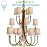 Reed 3-Tier Chandelier Visual Comfort TOB 5019AN-NP, светильник