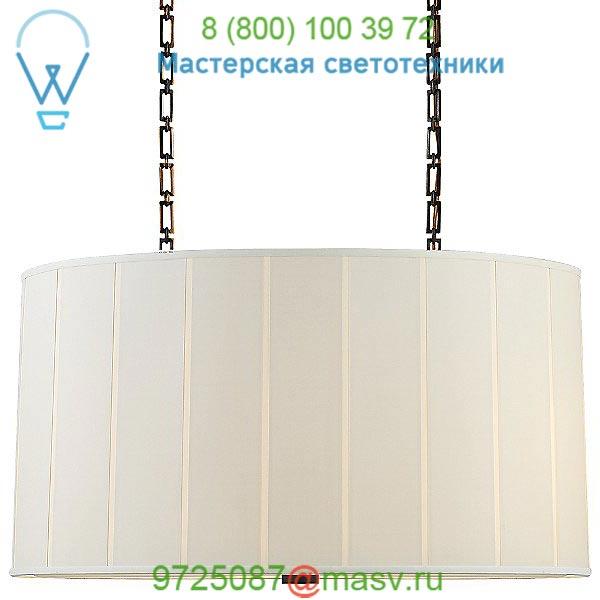 Perfect Pleat Oval Pendant Light Visual Comfort BBL 5031BZ-S, светильник