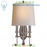 Visual Comfort TOB 2137BR/HAB-NP Calliope 3-Light Wall Sconce, настенный светильник