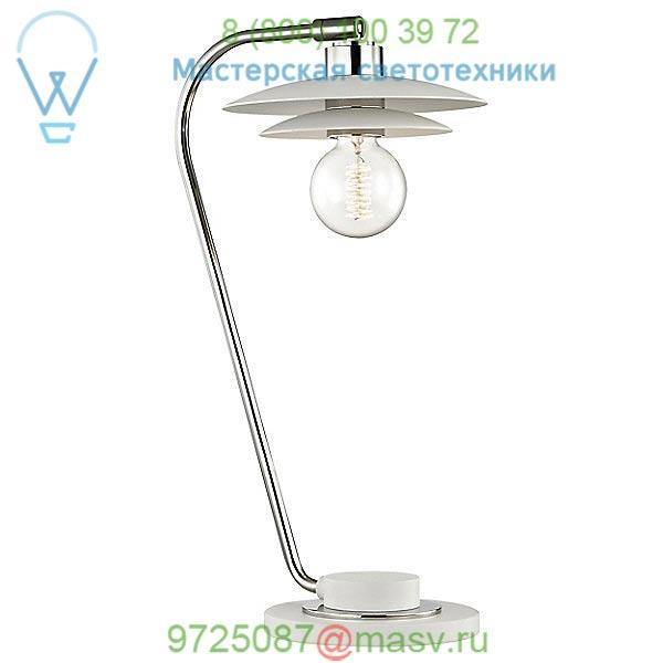 Mitzi - Hudson Valley Lighting Milla Table Lamp HL175201-AGB/WH, настольная лампа