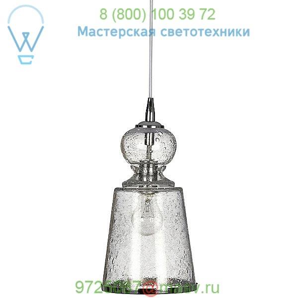 OB-5LONG-LGCL Jamie Young Co. Long Lafitte Pendant Light (Clear Seeded Glass) - OPEN BOX RETURN, опенбокс