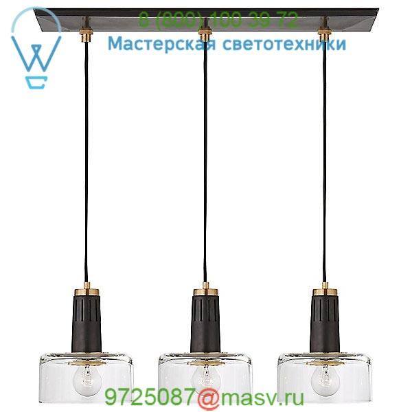 Visual Comfort Iris Linear Suspension Light TOB 5703BZ/HAB-CG, светильник