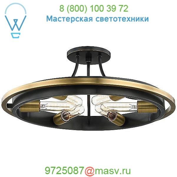 Hudson Valley Lighting Chambers Flush Mount Ceiling Light 2721-AGB, светильник