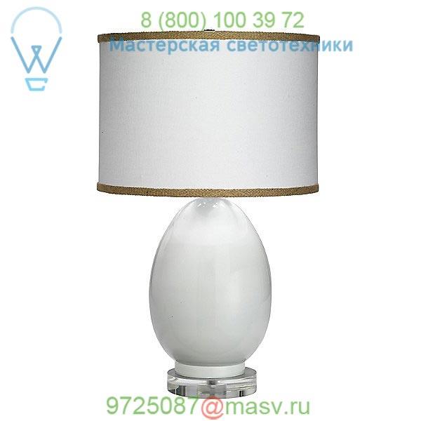 Jamie Young Co. 1EGG-SMWH-2DRUM-T966SM Small Egg Table Lamp, настольная лампа