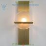 Ridgely Studio LUN-REC-CLA-CH-BBR Lunette Rectangular Wall Light, настенный светильник