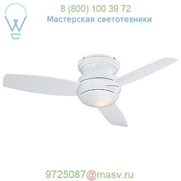 Concept Traditional Outdoor Flush Mount Ceiling Fan F593L-PW Minka Aire Fans, светильник