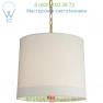 Simple Banded Drum Pendant Light Visual Comfort BBL 5110BZ-S, светильник
