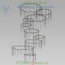 SONNEMAN Lighting Suspenders Vertical Ring Matrix LED Lighting System - Crystal Ladder Light , с