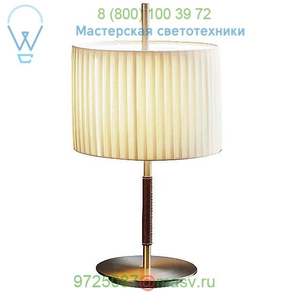 Bover Danona Mini Table Lamp (White Ribbon/Nickel Dark Leather/Small) - OPEN BOX RETURN OB-2023160U/P004U, опенбокс