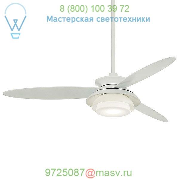 Minka Aire Fans Stack Ceiling Fan F849L-BN/SL, светильник