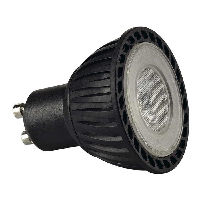 SLV 551252 LED GU10 источник света 230В, 4.3Вт, 2700K, 245лм, 40°, черный корпус