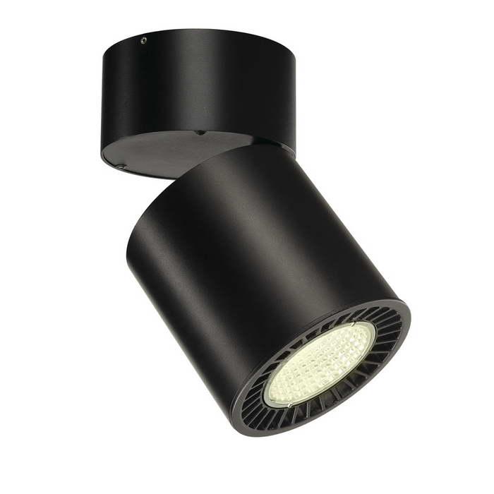 SLV 114180 SUPROS CL светильник потолочный 31Вт с LED 4000К, 2850лм, 60°, черный