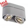 SLV 117184 KARDAMOD ROUND ES111 DOUBLE светильник потолочный для ламп ES111 2x75Вт макс. распрод