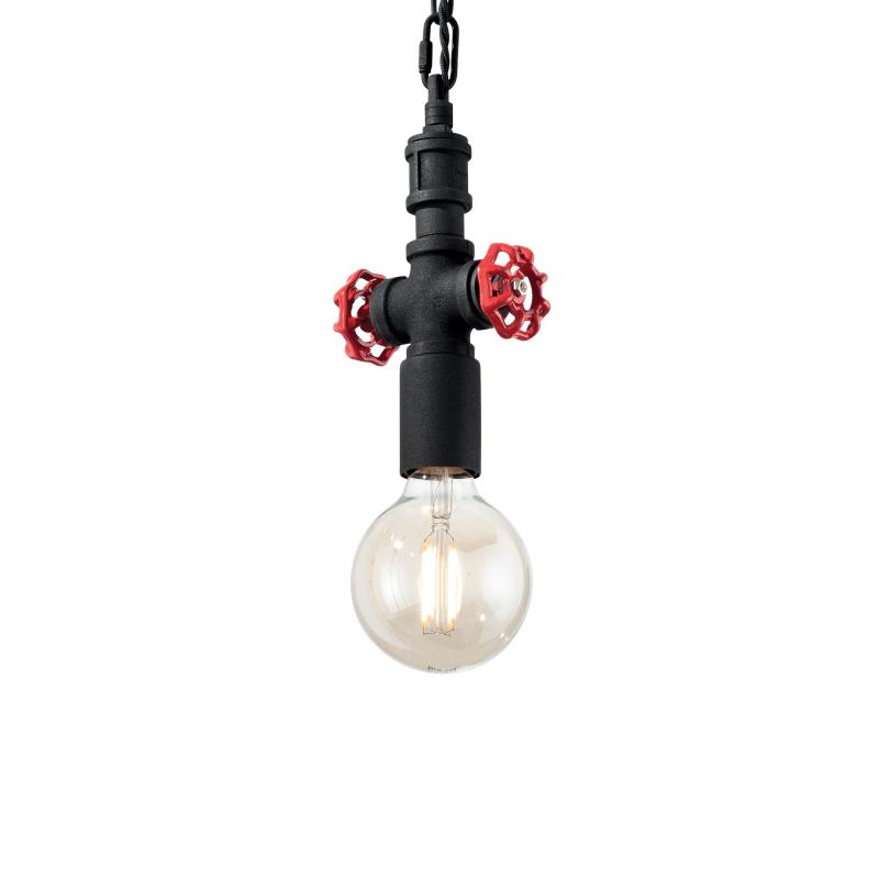 Ideal Lux PLUMBER SP1 NERO подвесной светильник черный 155906