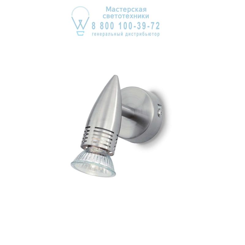 Ideal Lux ALFA AP1 NICKEL накладной светильник  009377