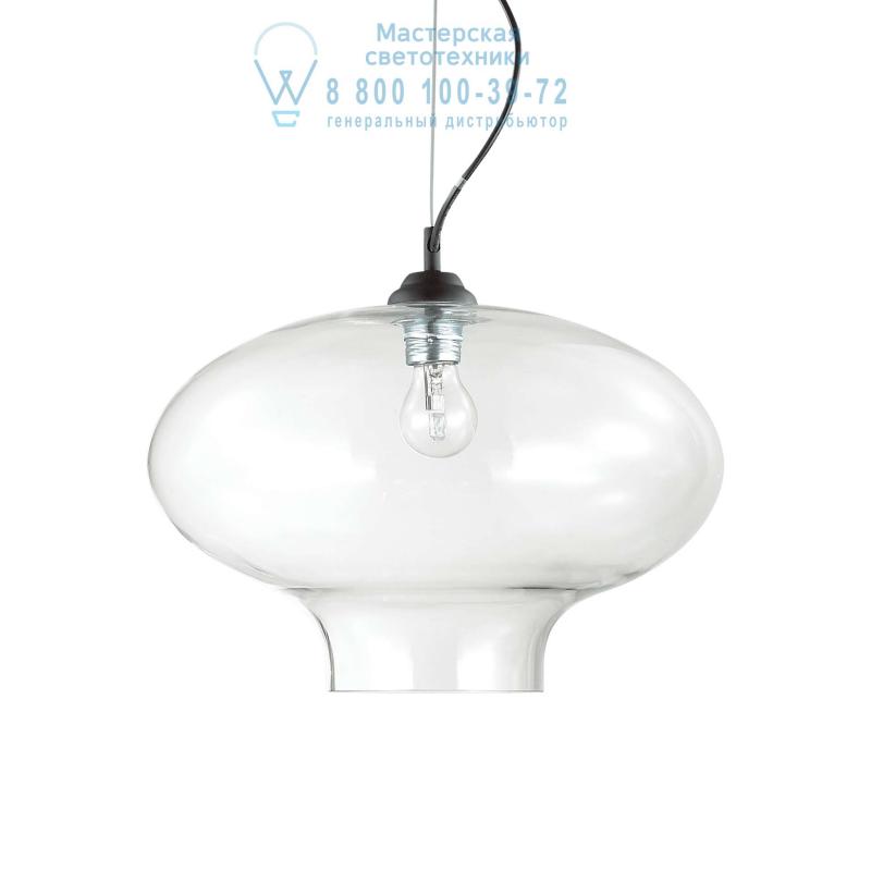 Ideal Lux BISTRO' SP1 ROUND TRASPARENTE подвесной светильник прозрачный 120898