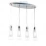 Ideal Lux KUKY CLEAR SP4 подвесной светильник прозрачный 023038