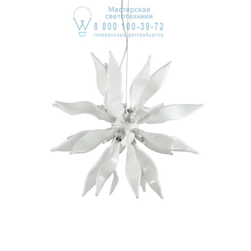 Ideal Lux LEAVES SP8 BIANCO подвесной светильник белый 111957