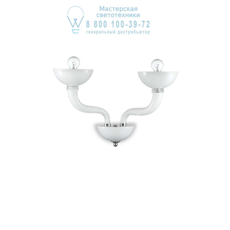 Ideal Lux CASANOVA AP2 BIANCO накладной светильник белый 116617