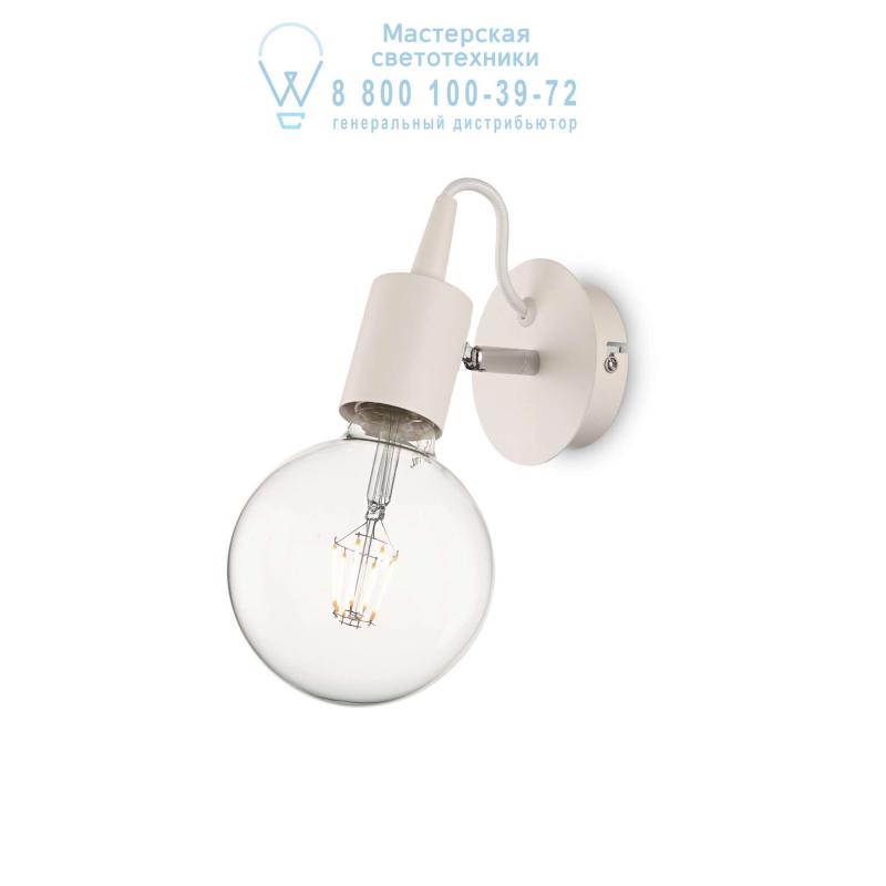 Ideal Lux EDISON AP1 BIANCO накладной светильник белый 138374