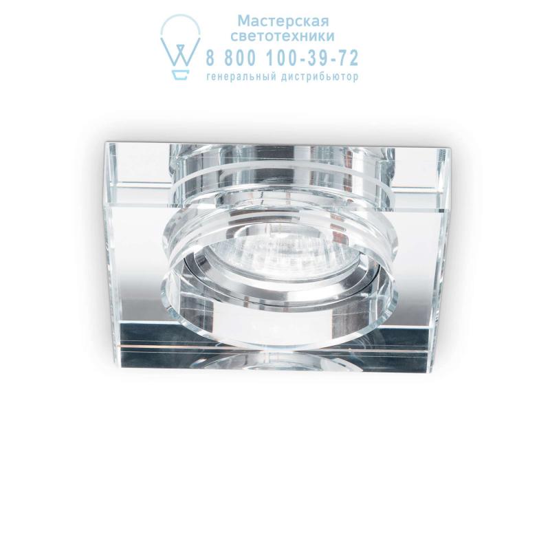 Ideal Lux BLUES SQUARE TRASPARENTE встраиваемый светильник прозрачный 114019