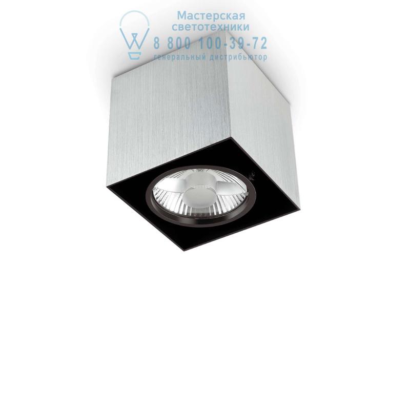 Ideal Lux MOOD PL1 BIG SQUARE ALLUMINIO потолочный светильник алюминий 140957
