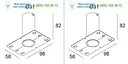 MOUNTING KIT R30 TRIMLESS Delta Light 202413000