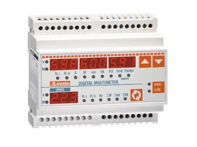 DMK 51 Модульный цифровой мультиметр, 47 измерений, LED, Lovato Electric