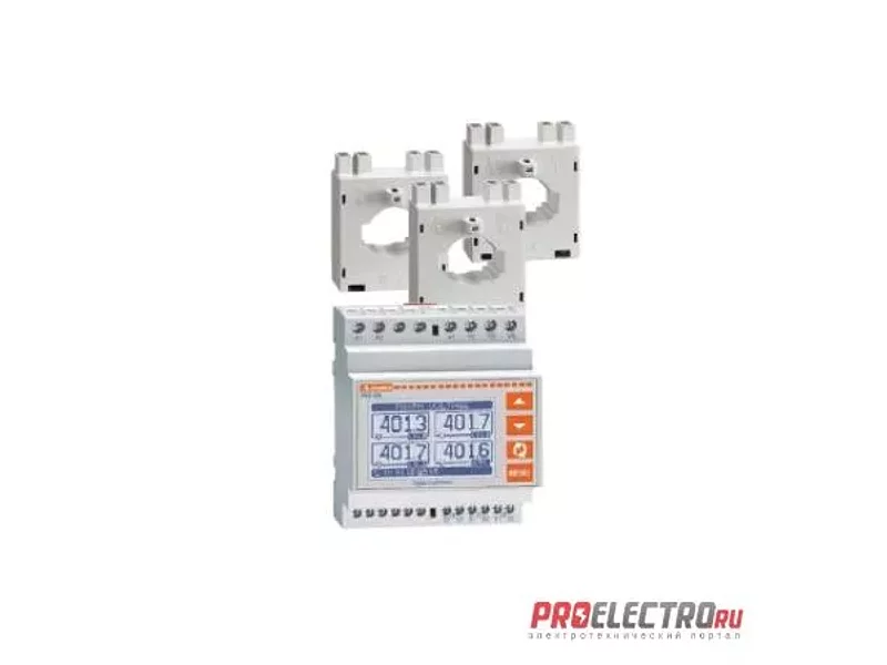 DMGKIT200100 Цифровой мультиметр + 3 трансформатора 100/5A, Lovato Electric