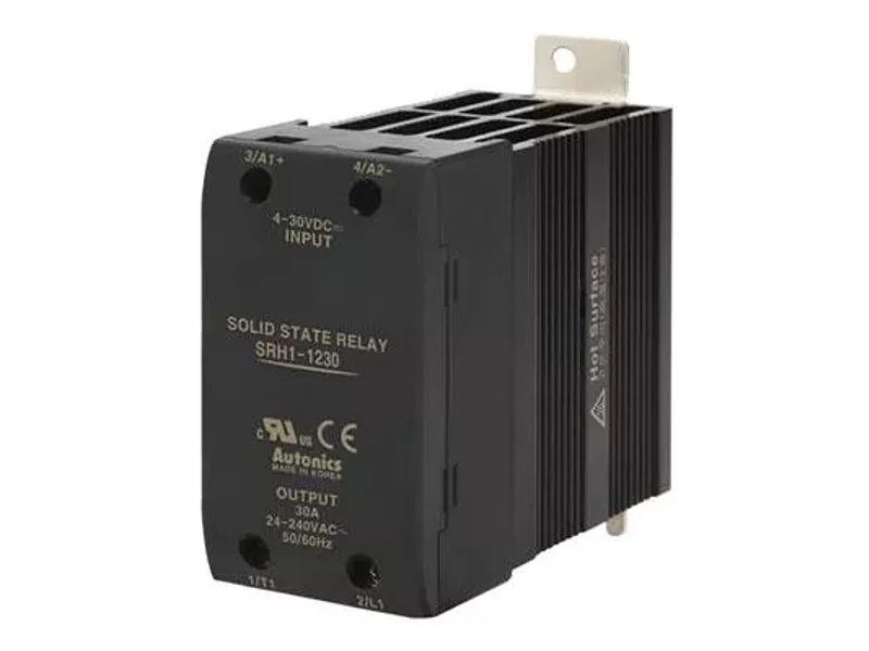 SRH1-1230 Однофазное твердотельное реле, 30A, 24-240VAC, Uвх 4-30VDC, Autonics