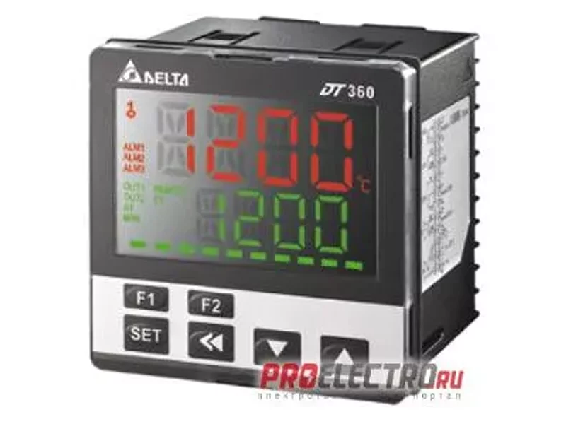 DT360RA-R200 Температурный контроллер 96x96мм, два релейных выхода