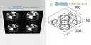 202610004W GRID IN TRIMLESS 4 QR Delta Light