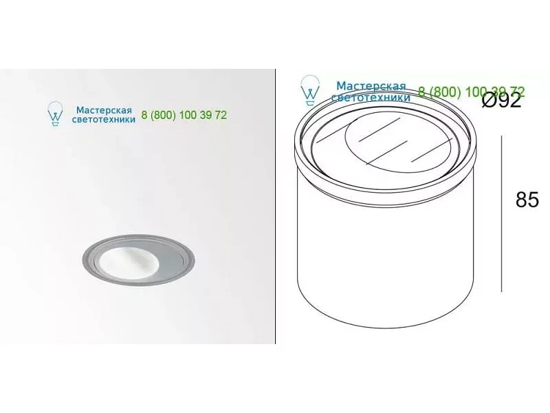 LOGIC R WALLWASH Delta Light 21347212ANO