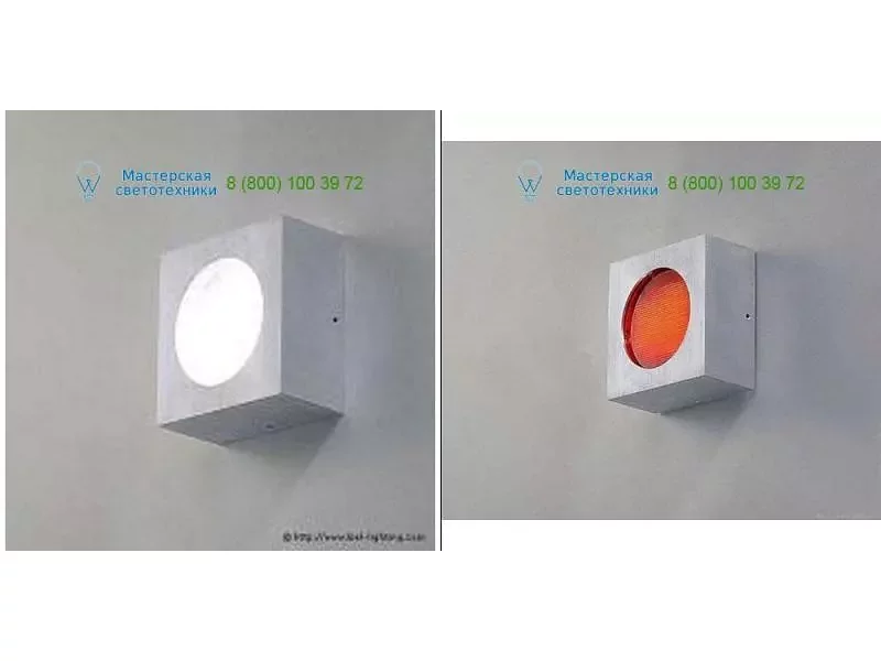 Bel Lighting brushed alu 908SA.G9.00, Outdoor lighting > Wall lights > Surface mounted &gt