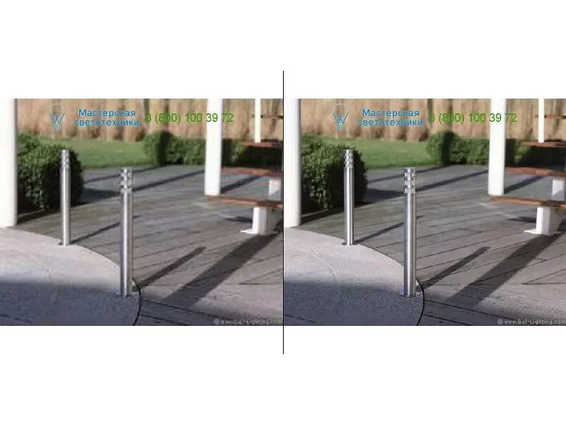 Bel Lighting stainless steel 767.20.04, Outdoor lighting > Floor/surface/ground > Bollards