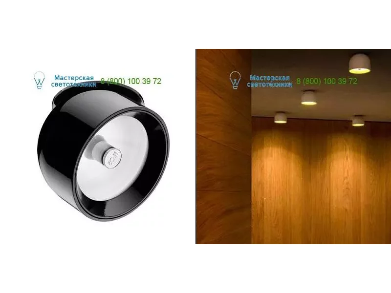Flos Architectural 03.6170.14 black, встраиваемый светильник