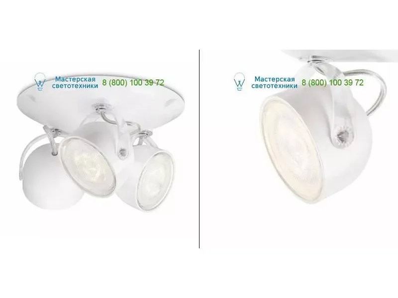 532333116 Philips white, накладной светильник > Spotlights