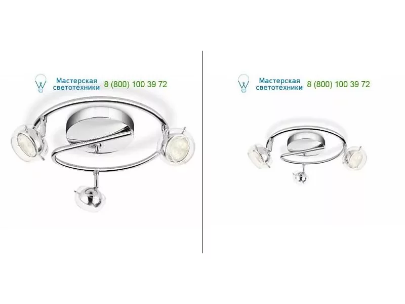 532291116 chrome Philips, накладной светильник > Spotlights