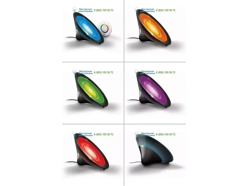 7099830PH black Philips, настольная лампа