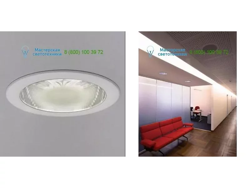 Artemide Architectural white L596810, светильник > Ceiling lights > Recessed lights