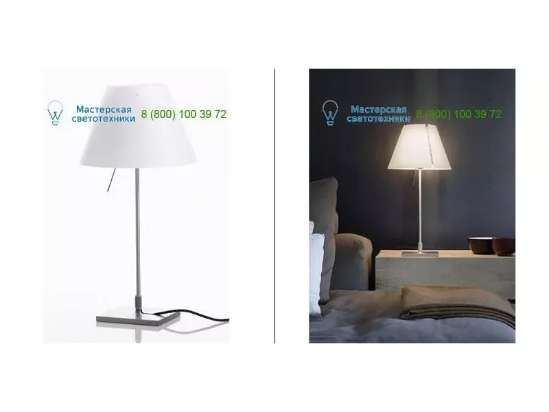 Luceplan alu D13pic.LED-W, настольная лампа