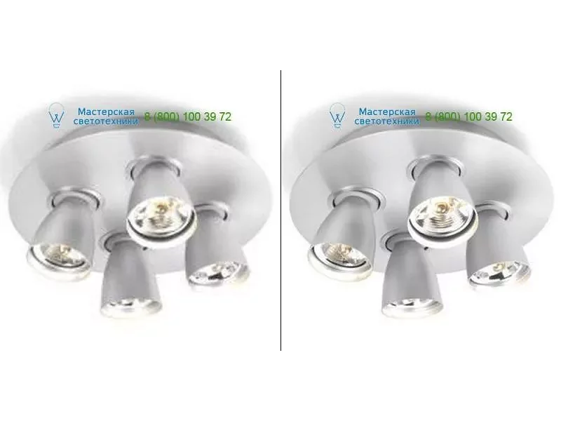 PSM Lighting L.6310.11 metallic grey, накладной светильник > Spotlights