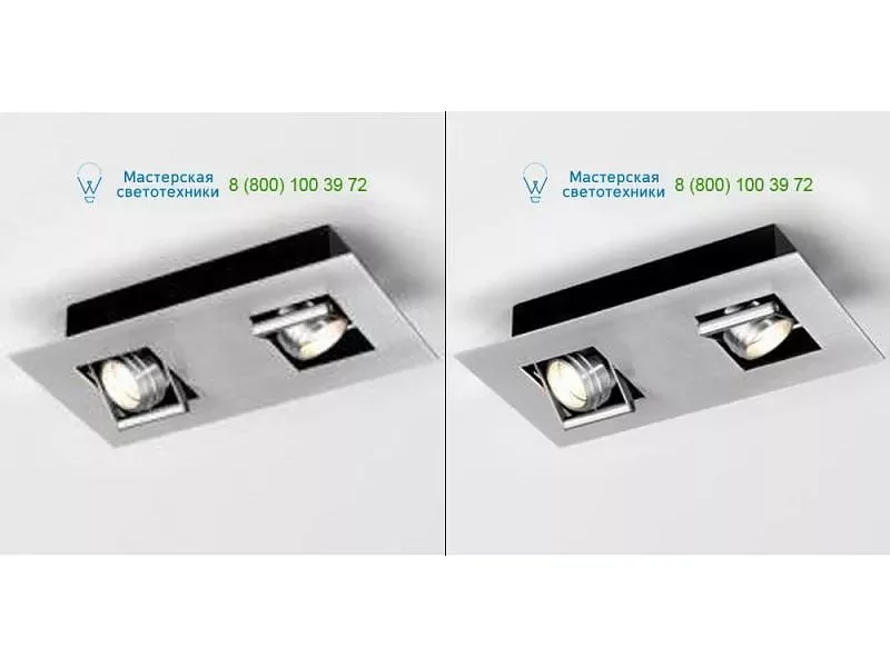 PSM Lighting alu gesatineerd/metaalgrijs 946MT.14.11, накладной светильник