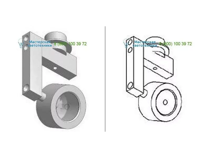 Default W1250.36 PSM Lighting, светильник > Wall lights > Surface mounted
