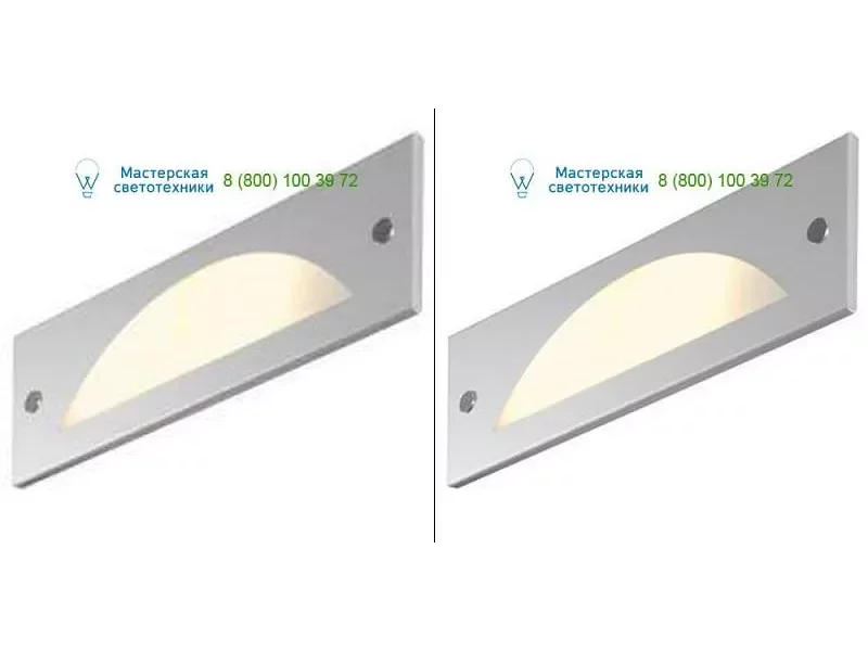 Anodised alu PSM Lighting 1232G.40, светильник > Wall lights > Recessed