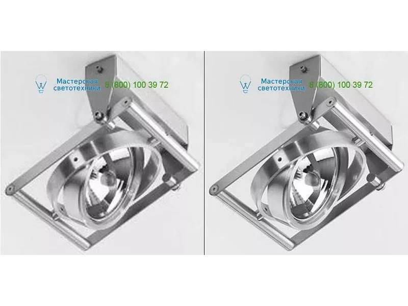 PSM Lighting alu satin 954.14, накладной светильник > Spotlights
